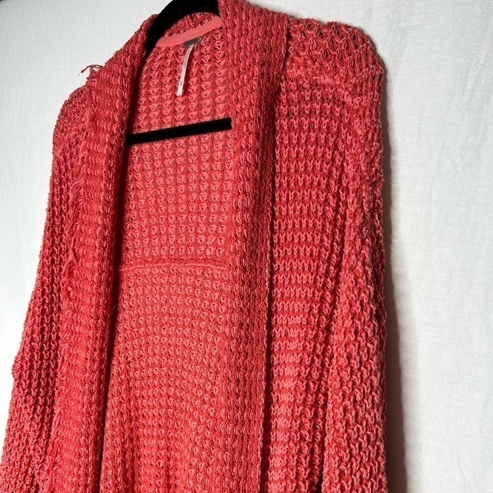Free People I’ll Be Around Silk-Blend Cardigan size Small - Picture 10 of 12